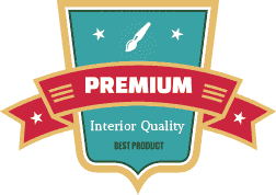 A badge with the words premium installer quality.