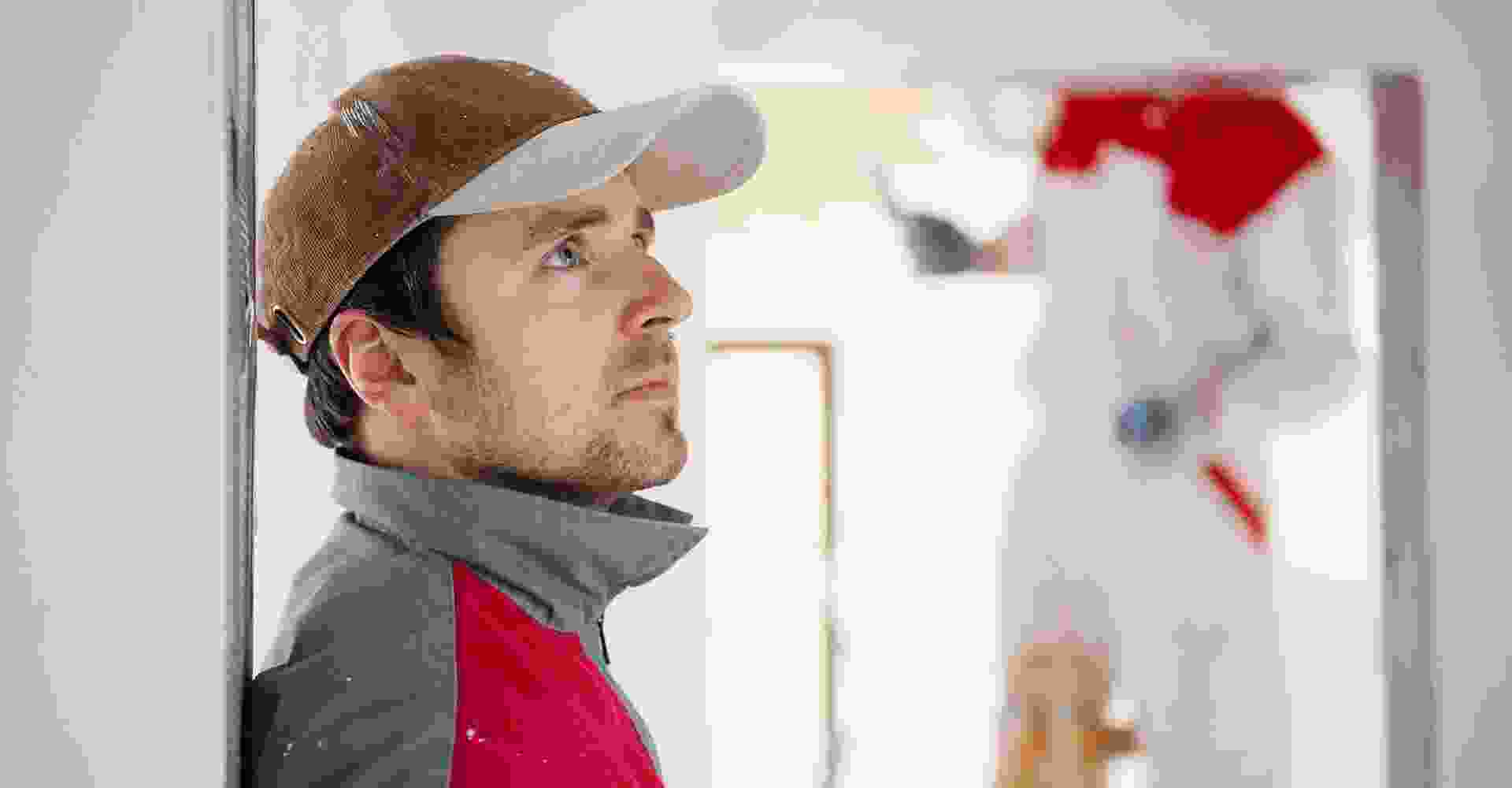 A man wearing a hat.
