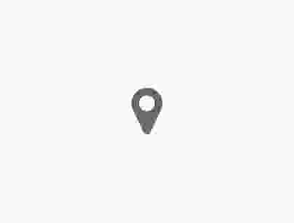 A map pin on a white background.