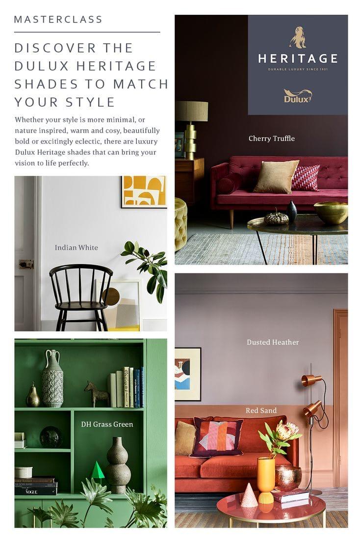 Different accent colors collage image of paint