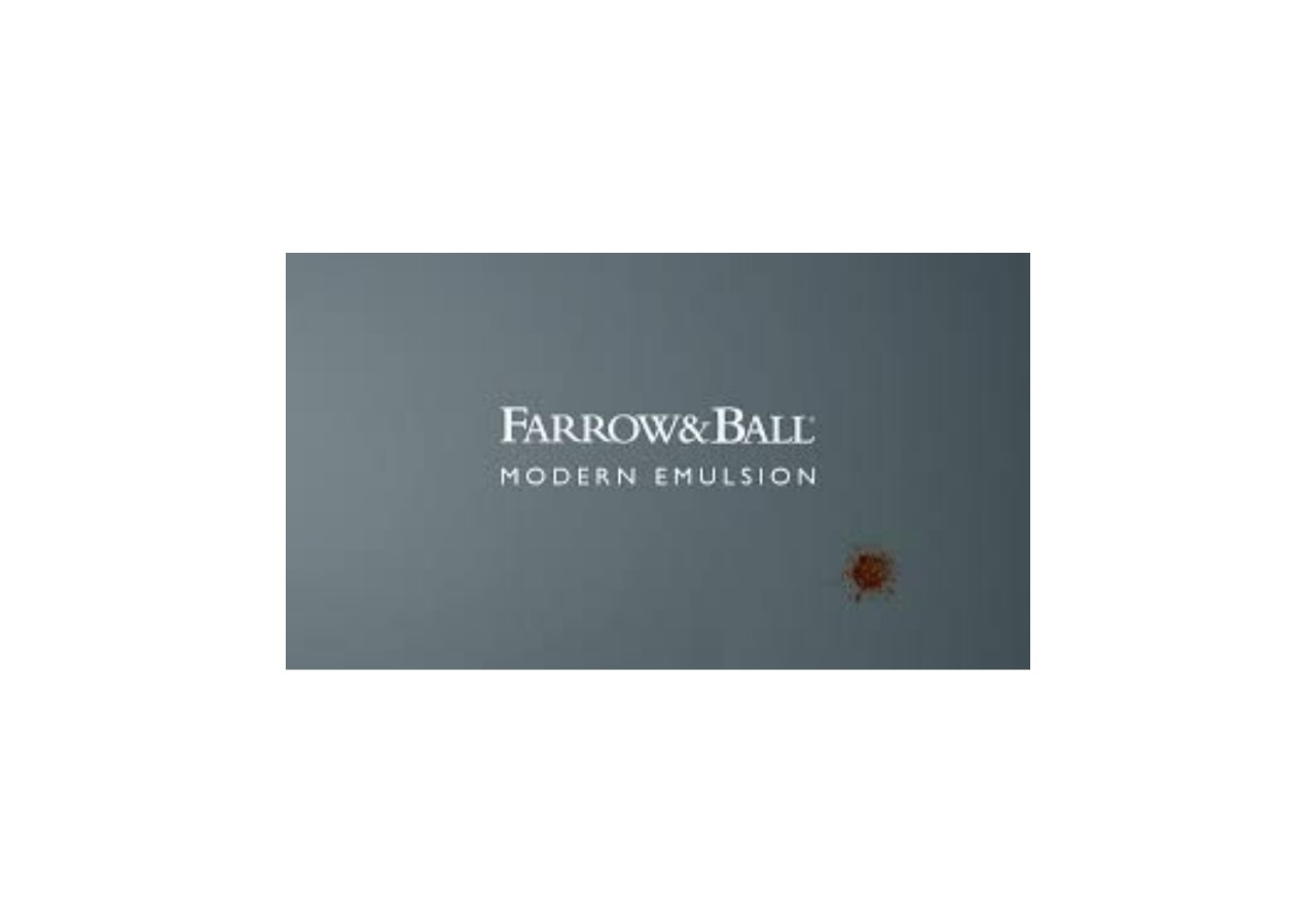 A poster with the words farrow ball modern illusion.