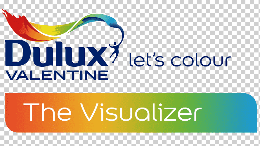 Dulux valentine the visualizer logo transparent png clipart.