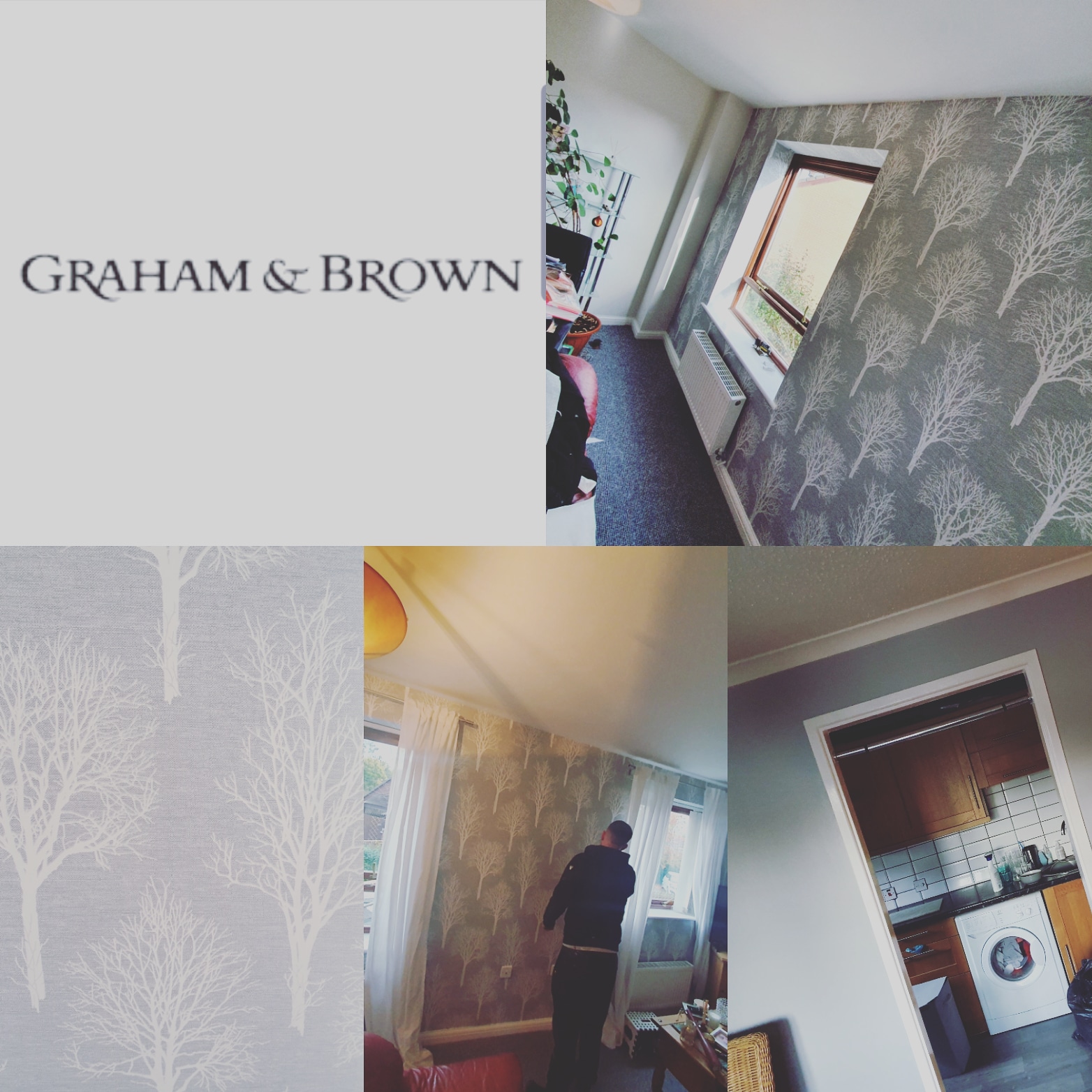 Graham & brown wallpapering london.